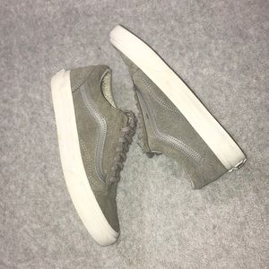 Grey Suede Old Skool Vans